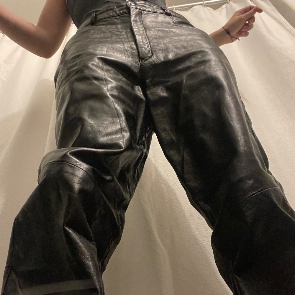 VINTAGE DIMITRI LEATHER PANTS